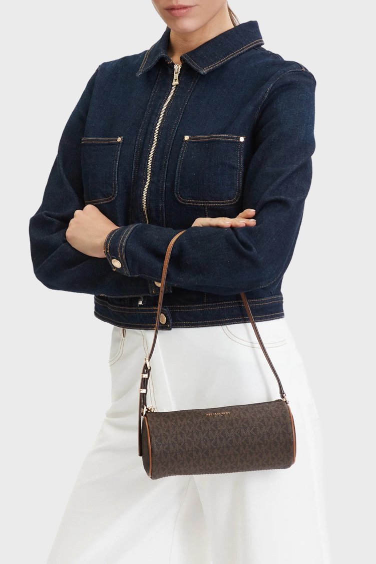 Michael Kors Logolu Ayarlanabilir Askılı 32S6GZYC1B252 Kadın Çanta 32S6GZYC1B 252 Kahve - Michael Kors (1)