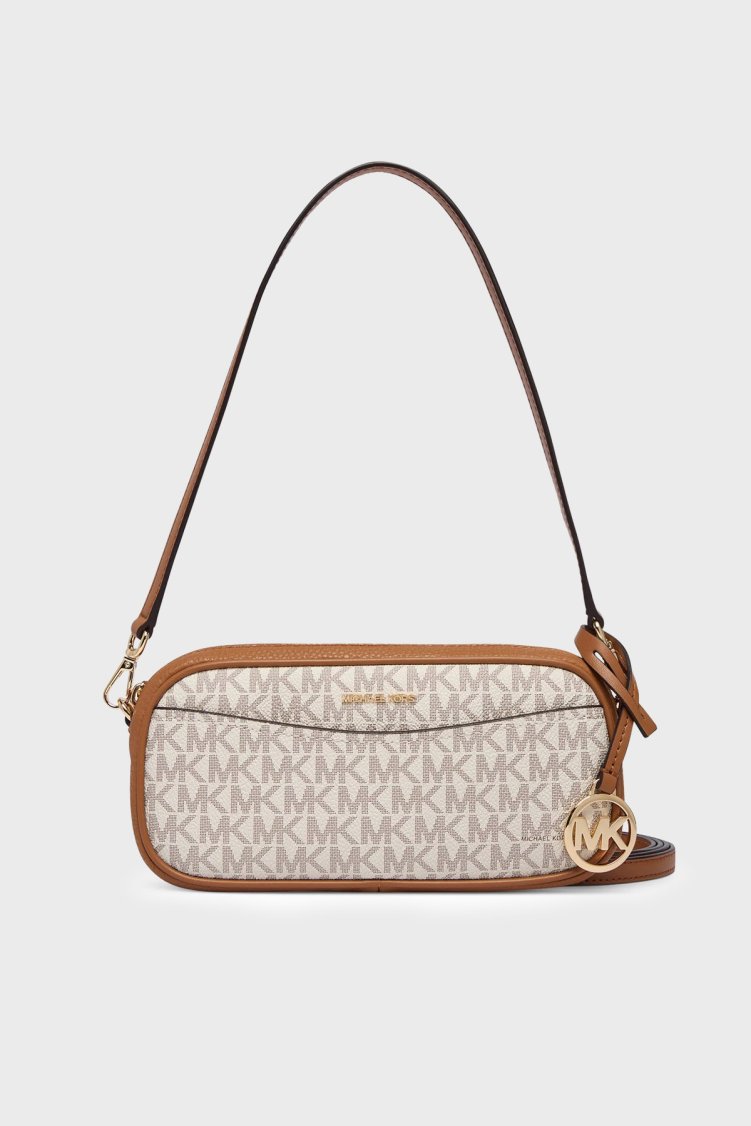 Michael Kors Logolu Ayarlanabilir Askılı 32T6GX5C1B149 Kadın Çanta 32T6GX5C1B 149 Ekru - Michael Kors