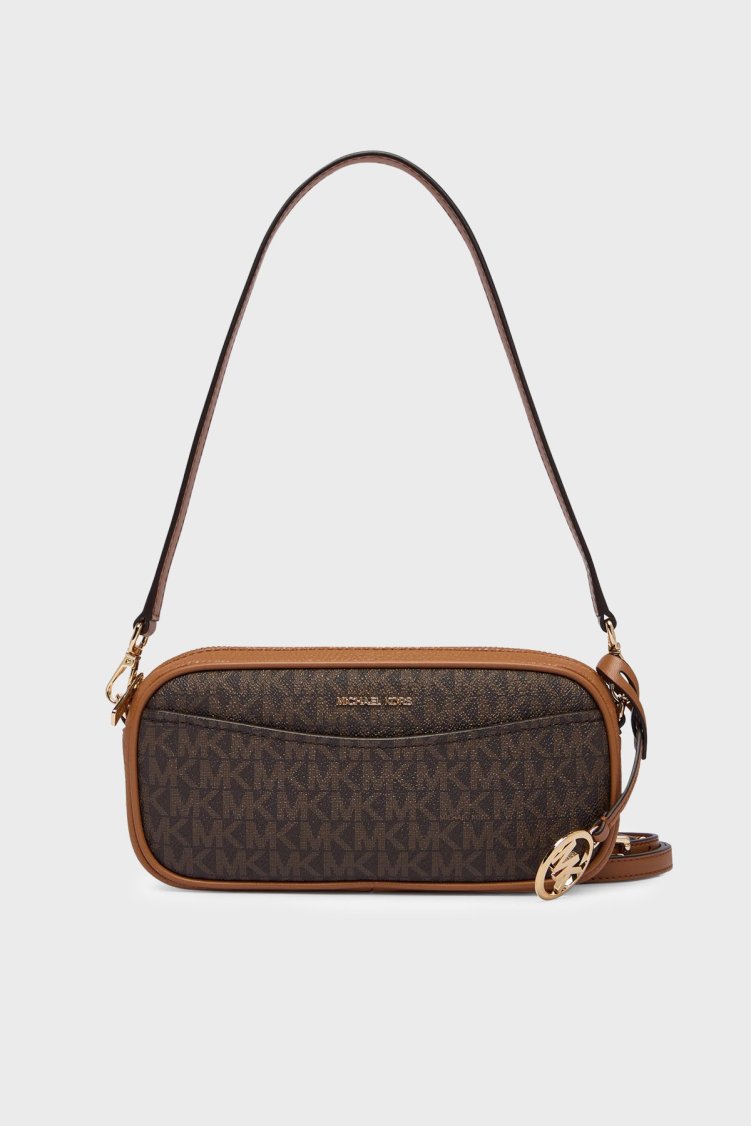 Michael Kors Logolu Ayarlanabilir Askılı 32T6GX5C1B252 Kadın Çanta 32T6GX5C1B 252 Kahve - Michael Kors
