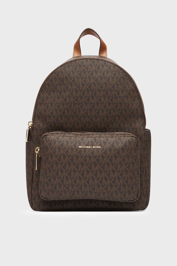 Michael Kors Logolu Ayarlanabilir Omuz Askılı 30T5GTNB2B252 Kadın Sırt Çantası 30T5GTNB2B 252 Kahve - Michael Kors