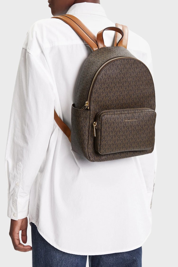 Michael Kors Logolu Ayarlanabilir Omuz Askılı 30T5GTNB2B252 Kadın Sırt Çantası 30T5GTNB2B 252 Kahve - Michael Kors (1)