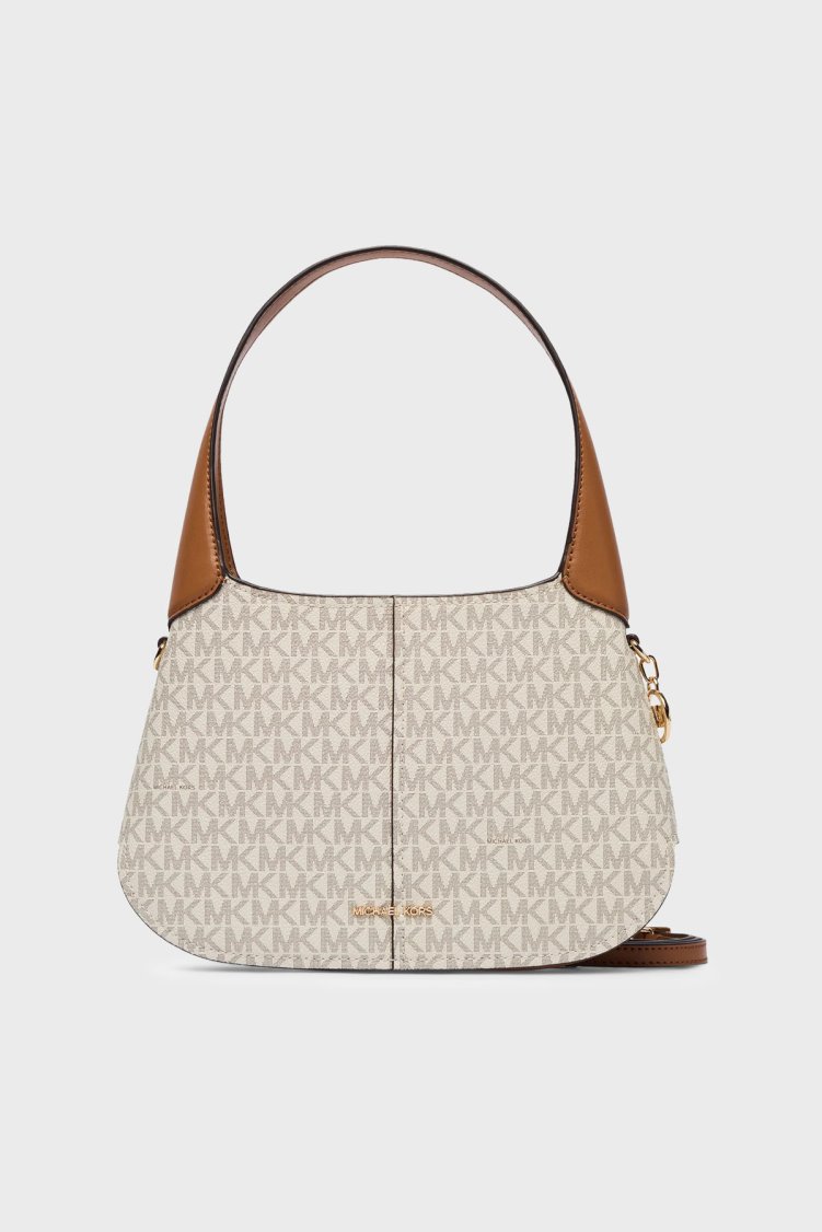 Michael Kors Logolu Ayarlanabilir ve Çıkarılabilir Askılı 30R6G0XL1B149 Kadın Çanta 30R6G0XL1B 149 EKRU - Michael Kors