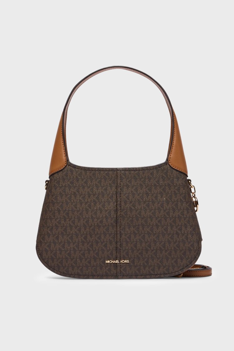 Michael Kors Logolu Ayarlanabilir ve Çıkarılabilir Askılı 30R6G0XL1B252 Kadın Çanta 30R6G0XL1B 252 KAHVE - Michael Kors