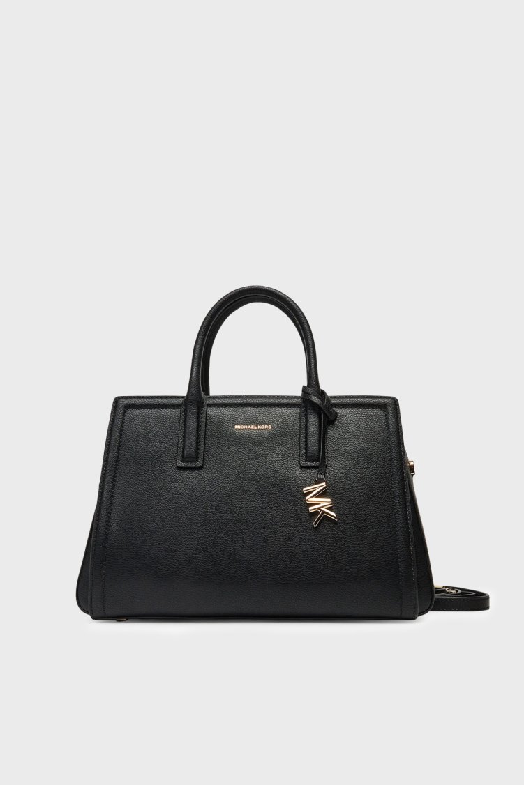 Michael Kors Logolu Çıkarılabilir Askılı 30R5G9IS6L001 Kadın Çanta 30R5G9IS6L 001 Siyah - Michael Kors