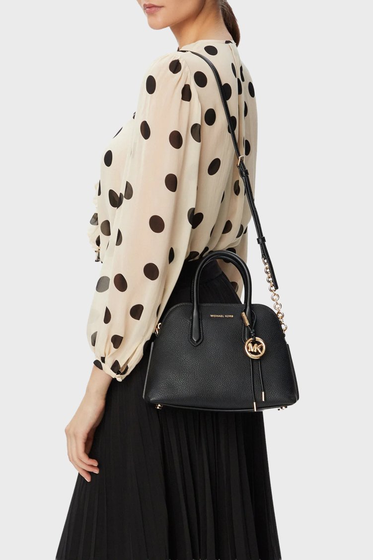 Michael Kors Logolu Çıkarılabilir Askılı 30T6GX4S2L001 Kadın Çanta 30T6GX4S2L 001 Siyah - Michael Kors (1)