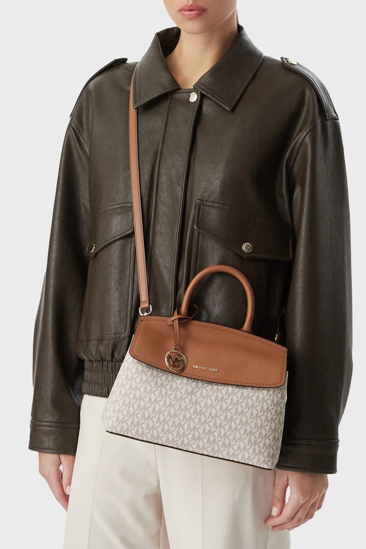 Michael Kors Logolu Çıkarılabilir Askılı 30T6GX7S1B149 Kadın Çanta 30T6GX7S1B 149 Ekru - Michael Kors (1)