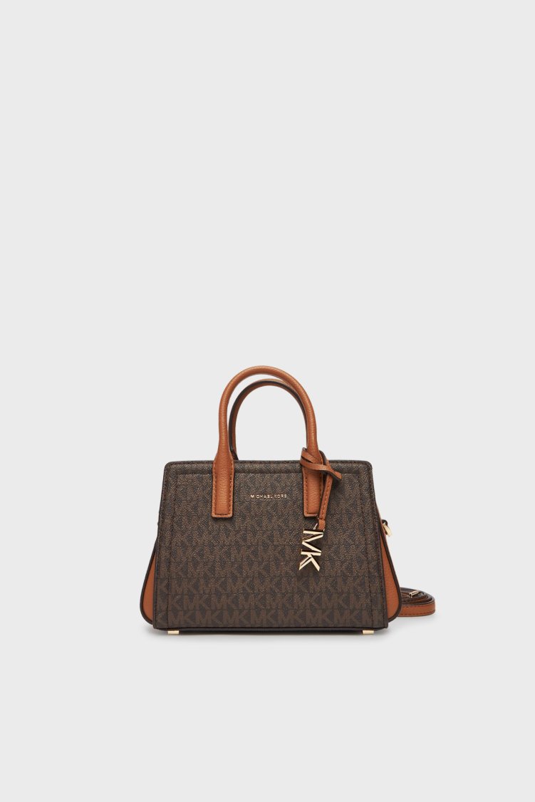 Michael Kors Logolu Çıkarılabilir Askılı 32F5G9IC0B252 Kadın Çanta 32F5G9IC0B 252 KAHVE - Michael Kors