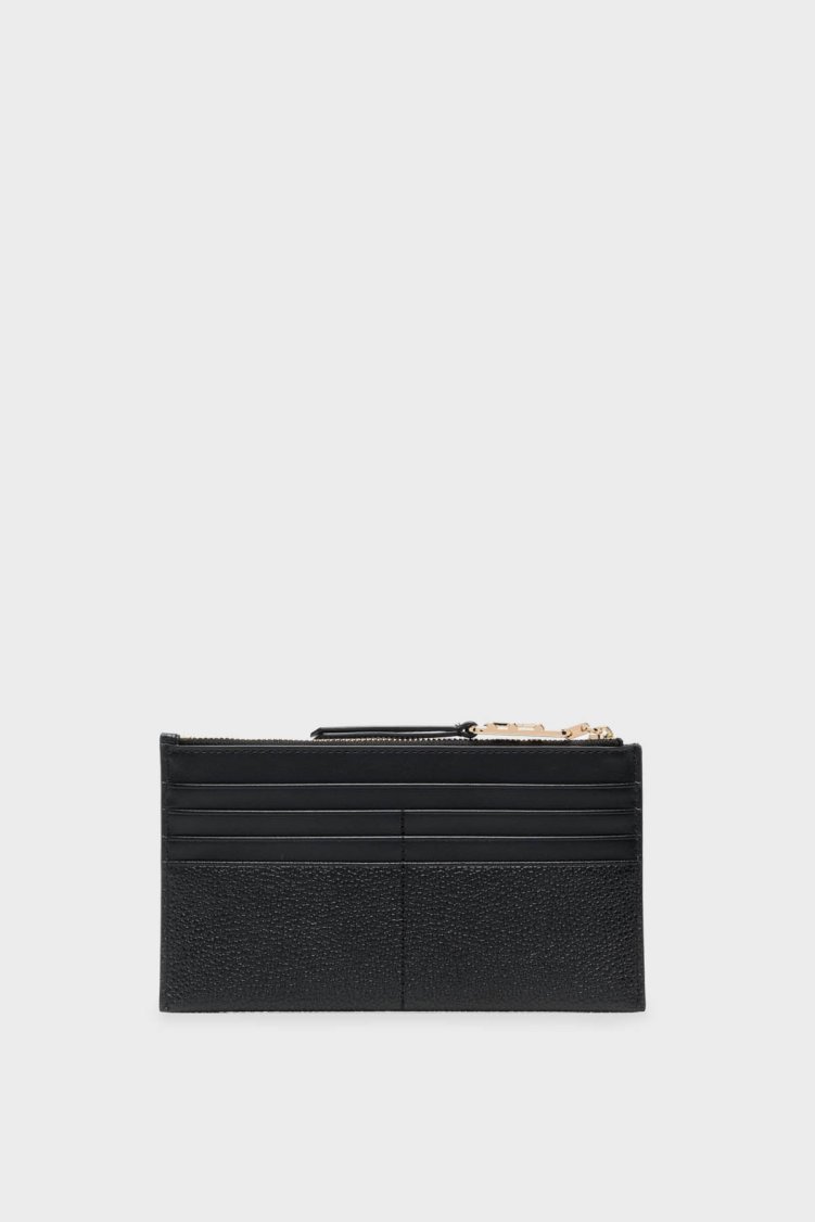 Michael Kors Logolu Deri 34F3G8ED7L001 Kadın Kartlık 34F3G8ED7L 001 SİYAH - Michael Kors (1)