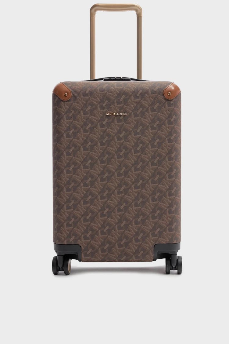 Michael Kors Logolu Kabin Boy 30H3GTFT5B227 Kadın Valiz 30H3GTFT5B 227 KAHVE - Michael Kors