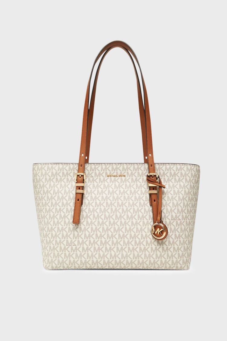 Michael Kors Logolu Omuz Askılı 30T5GQNT2B149 Kadın Çanta 30T5GQNT2B 149 Ekru - Michael Kors