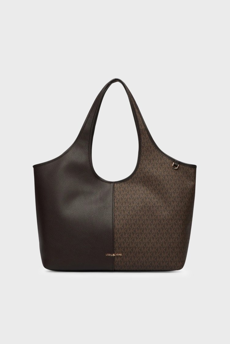 Michael Kors Logolu Omuz Askılı 30T6G51T9B251 Kadın Çanta 30T6G51T9B 251 Kahve - Michael Kors