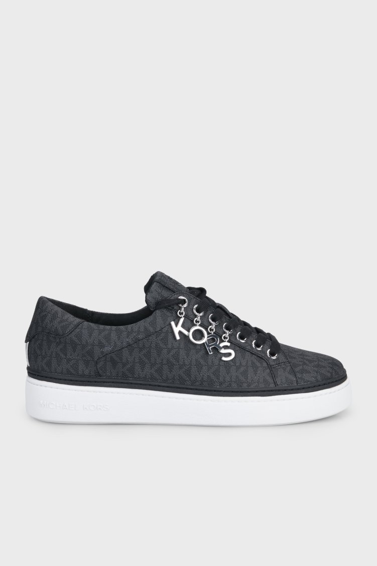 Michael Kors Logolu Sneaker 43R2CHFS4B001 Kadın Ayakkabı 43R2CHFS4B 001 Siyah - Michael Kors