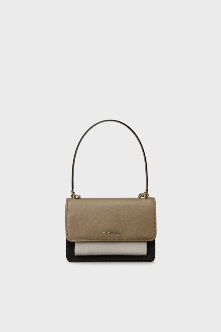 Michael Kors Logolu Zincir Askılı 32F5GC7C1T293 Kadın Çanta 32F5GC7C1T 293 TOPRAK - Michael Kors