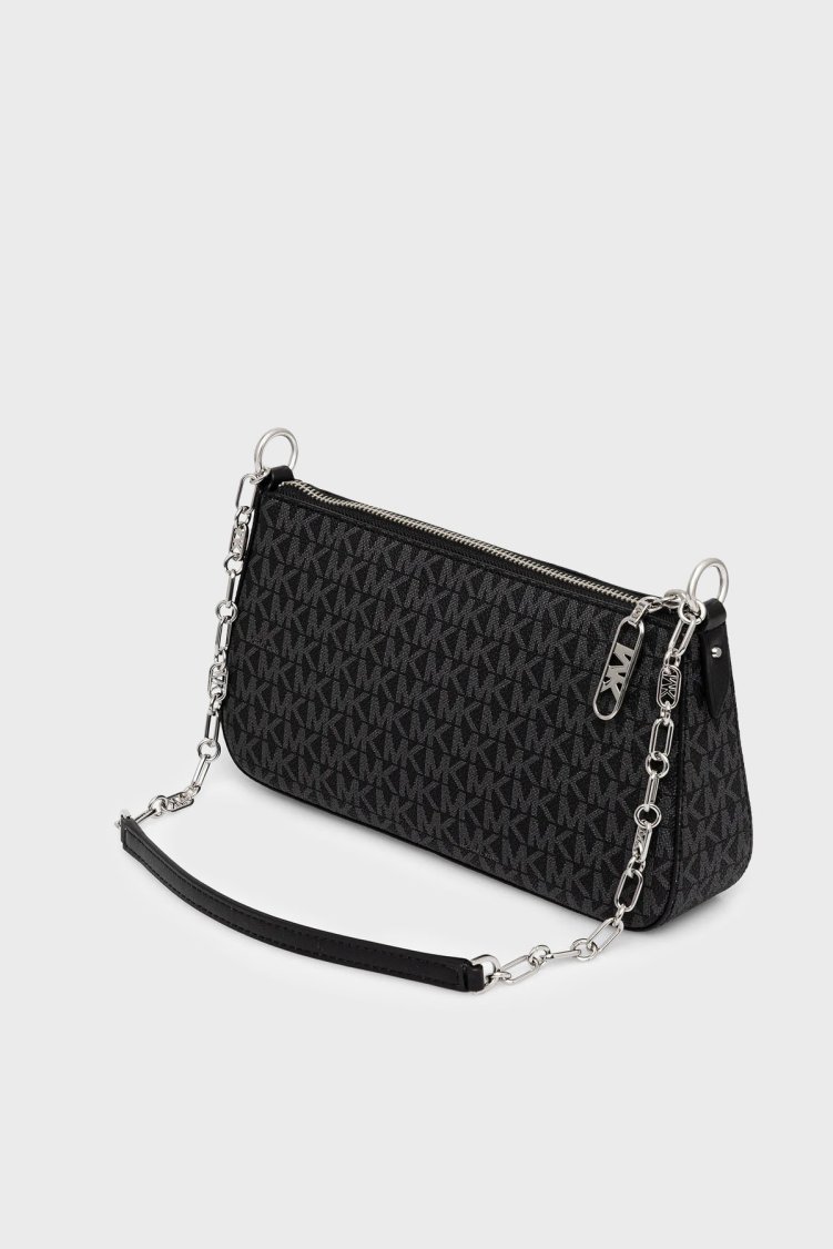 Michael Kors Logolu Zincir Askılı 32T5S8EW6V001 Kadın Çanta 32T5S8EW6V 001 SİYAH - Michael Kors (1)