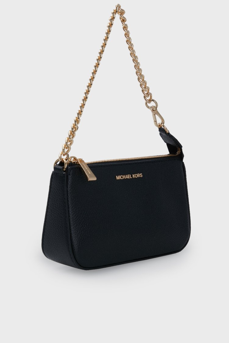 Michael Kors Logolu Zincir Askılı Pouches and Clutches Kadın Çanta 32F7GFDW6L 001 SİYAH - Michael Kors (1)