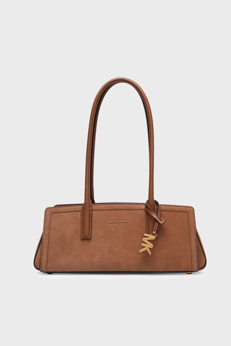 Michael Kors Süet Deri Omuz Askılı 30T6A9IT0S230 Kadın Çanta 30T6A9IT0S 230 Taba - Michael Kors