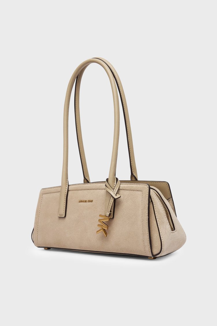 Michael Kors Süet Omuz Askılı 30T6A9IT0S156 Kadın Çanta 30T6A9IT0S 156 Vizon - Michael Kors