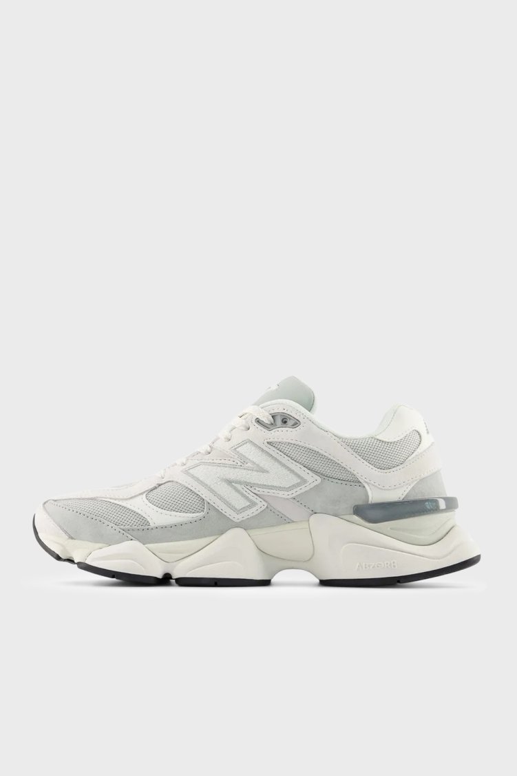 New Balance Deri Karışımlı Logolu Sneaker Unisex Ayakkabı U90602FM AÇIK GRİ - New Balance (1)