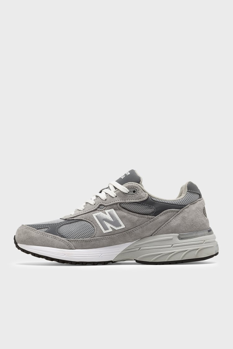 New Balance Deri Karışımlı Sneaker Erkek Ayakkabı MR993GL Gri - New Balance (1)