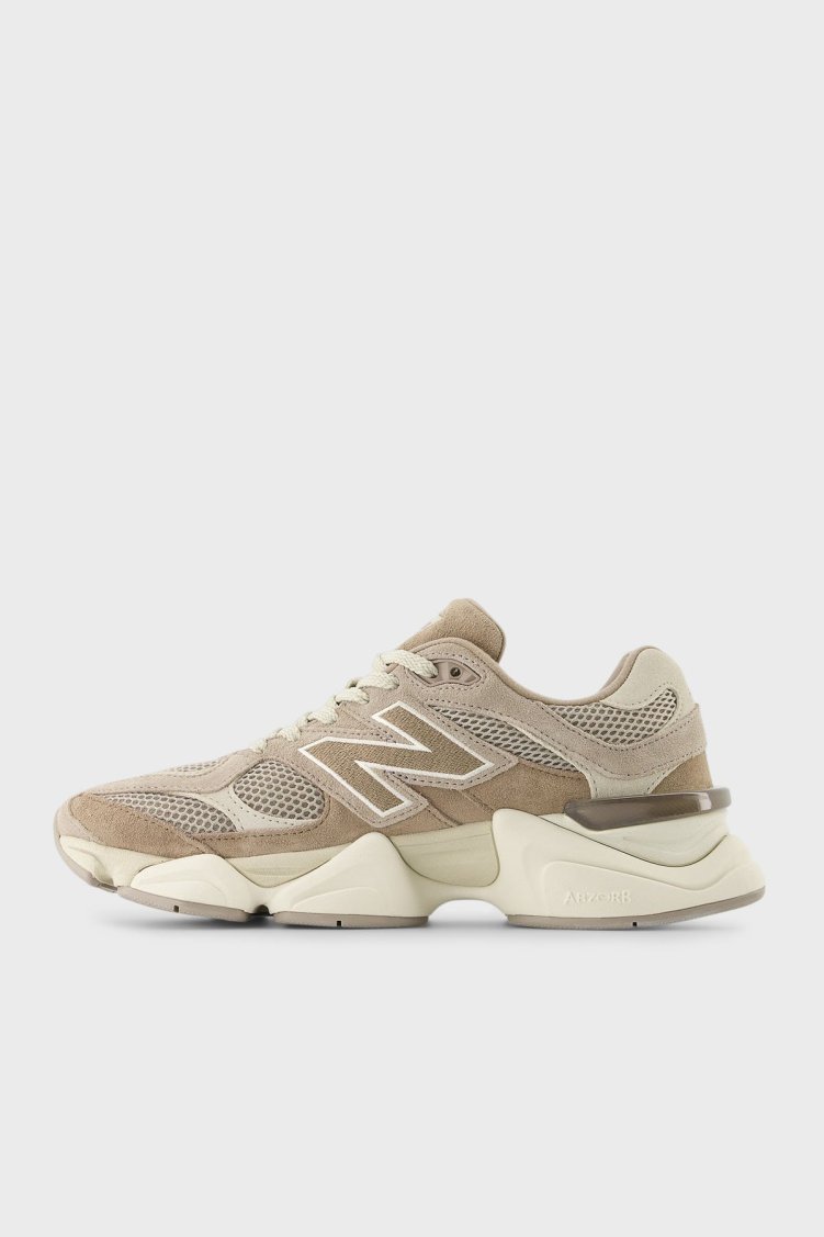 New Balance Logolu Hakiki Deri Süet Detaylı Sneaker Bayan Ayakkabı U9060ERC VİZON-KAHVE - New Balance (1)