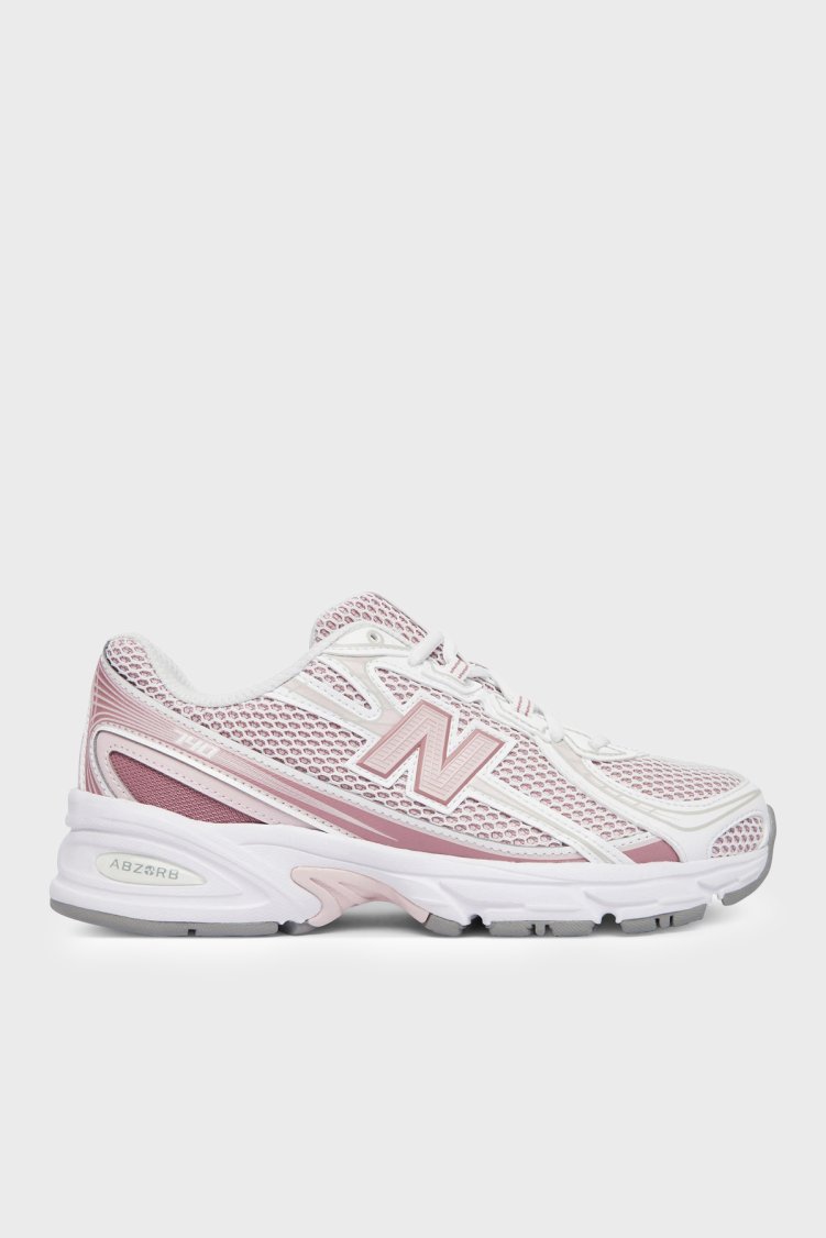 New Balance Logolu Sneaker Kadın Ayakkabı U74078Z Pembe-beyaz - New Balance (1)