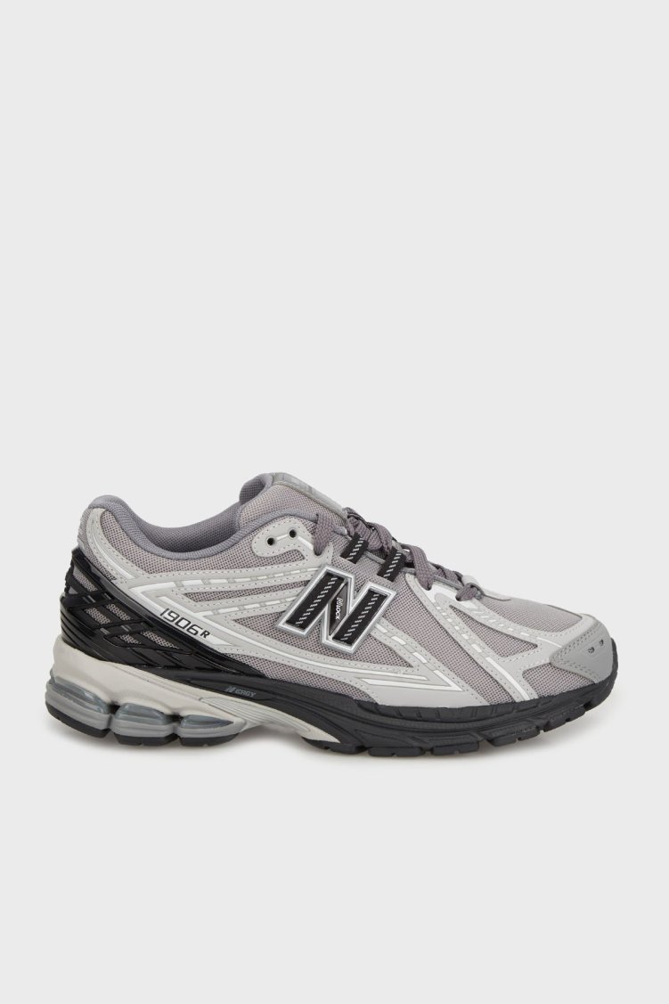 New Balance Logolu Sneaker Unisex Ayakkabı M1906RLG GRİ-SİYAH - New Balance