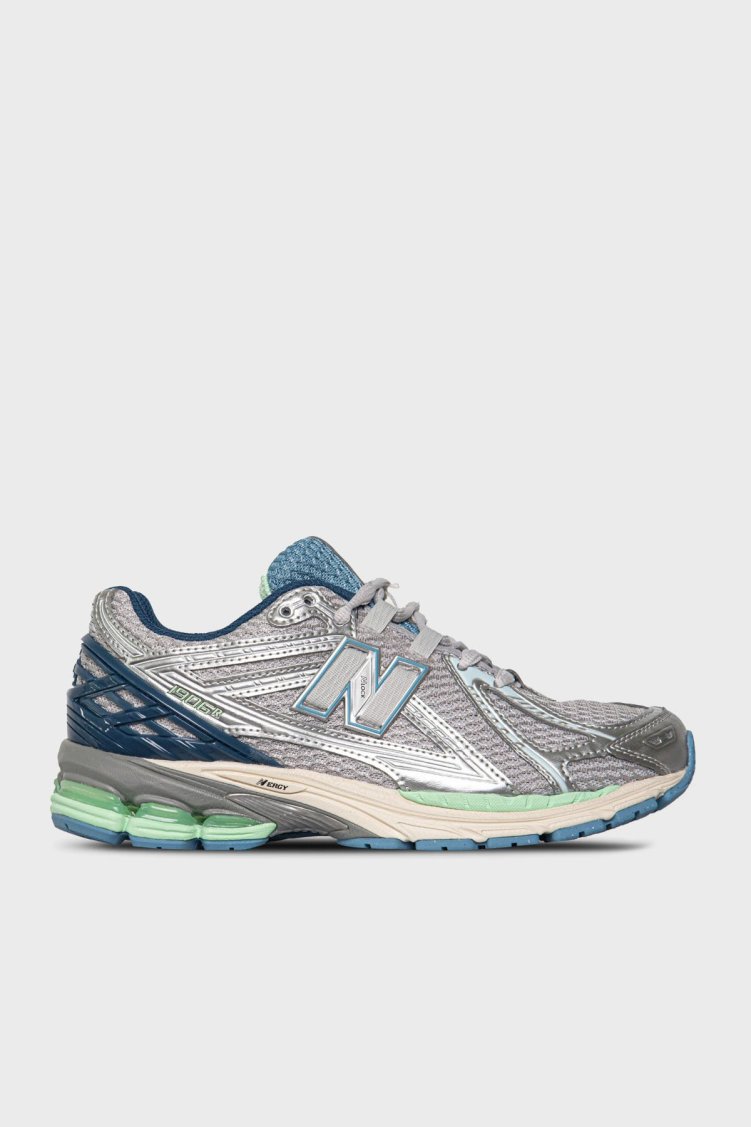 New Balance Logolu Sneaker Unisex Ayakkabı U1906RCR GÜMÜŞ-MAVİ - New Balance