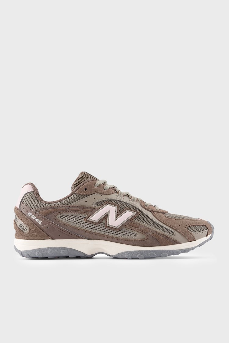 New Balance Logolu Sneaker Unisex Kadın Ayakkabı U204L273 Kahve-açık pembe - New Balance