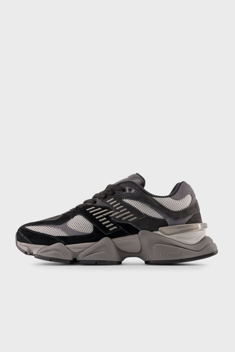 New Balance Logolu Süet Detaylı Sneaker Erkek Ayakkabı U9060BLK SİYAH - New Balance (1)