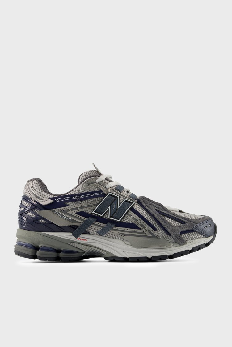 New Balance Süet Detaylı Logolu Sneaker Unisex Ayakkabı U19064F6 GRİ-LACİVERT - New Balance