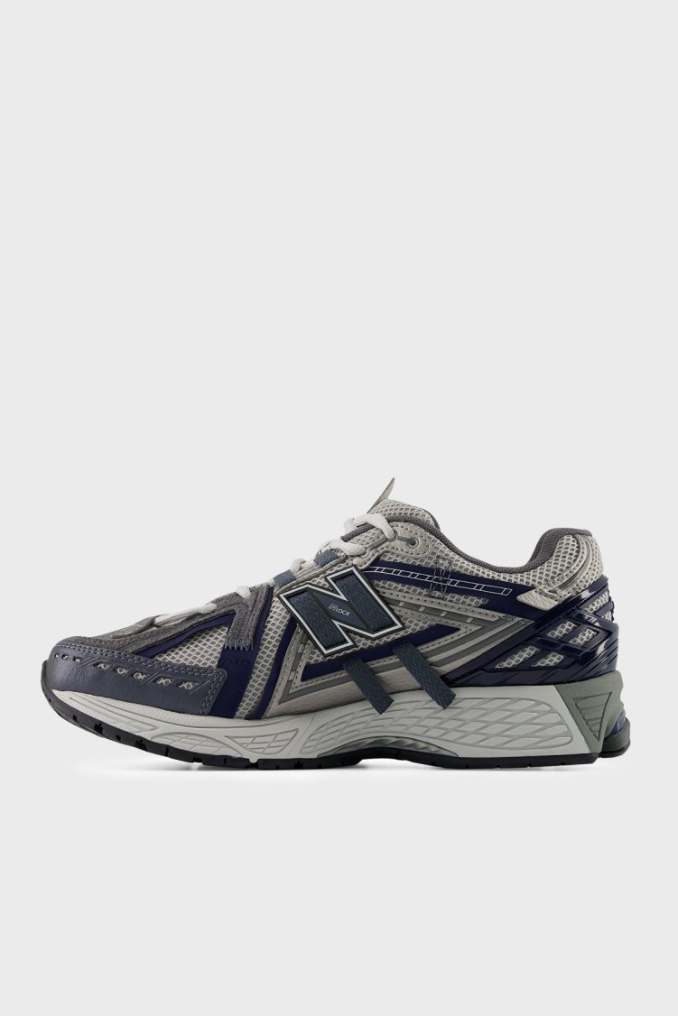 New Balance Süet Detaylı Logolu Sneaker Unisex Ayakkabı U19064F6 GRİ-LACİVERT - New Balance (1)