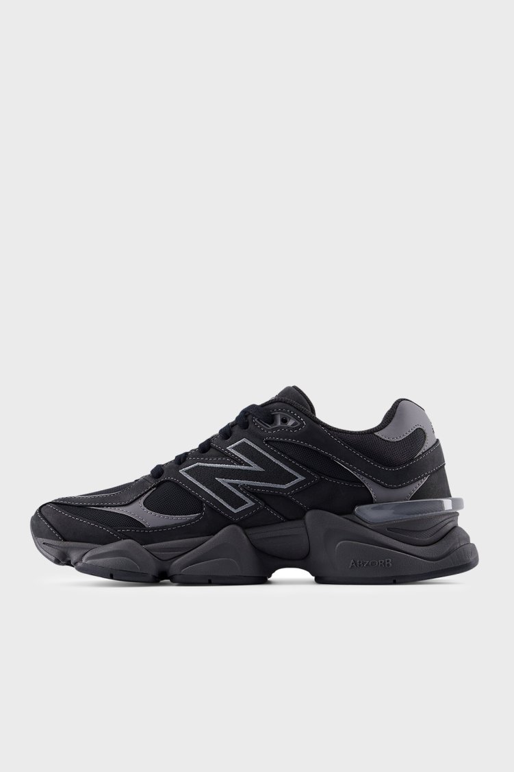 New Balance Süet Logolu Sneaker Unisex Ayakkabı U906079E SİYAH - New Balance (1)