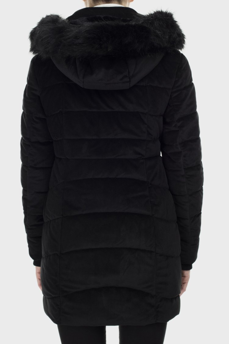 Norway Geographical Suya ve Soğuğa Dayanıklı Çıkarılabilir Kapüşonlu Outdoor Kadın Parka BILOVE SİYAH - Norway Geographical (1)