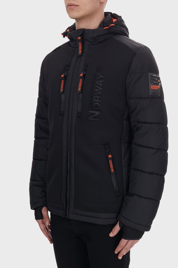 Norway Geographical Su Geçirmez Kapüşonlu Erkek Parka BEACHWOOD SİYAH - Norway Geographical (1)