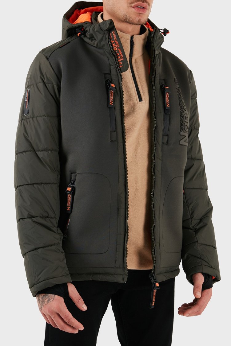 Norway Geographical Su Geçirmez Kapüşonlu Erkek Parka BEACHWOOD HAKİ - Norway Geographical (1)