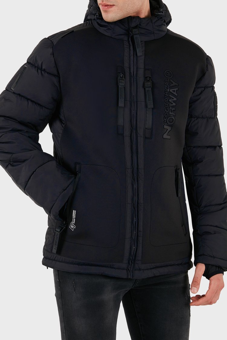 Norway Geographical Su Geçirmez Kapüşonlu Erkek Parka BEACHWOOD LACİVERT-LACİVERT - Norway Geographical