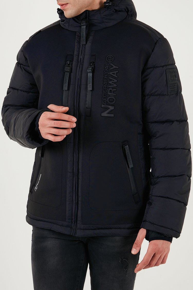Norway Geographical Su Geçirmez Kapüşonlu Erkek Parka BEACHWOOD LACİVERT-LACİVERT - Norway Geographical (1)
