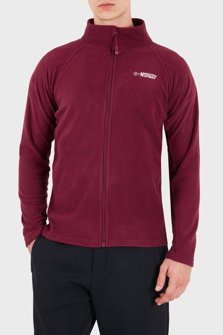 Norway Geographical Yumuşak Dokulu Soğuğa Dayanıklı Outdoor Erkek Polar TUG Bordo - Norway Geographical