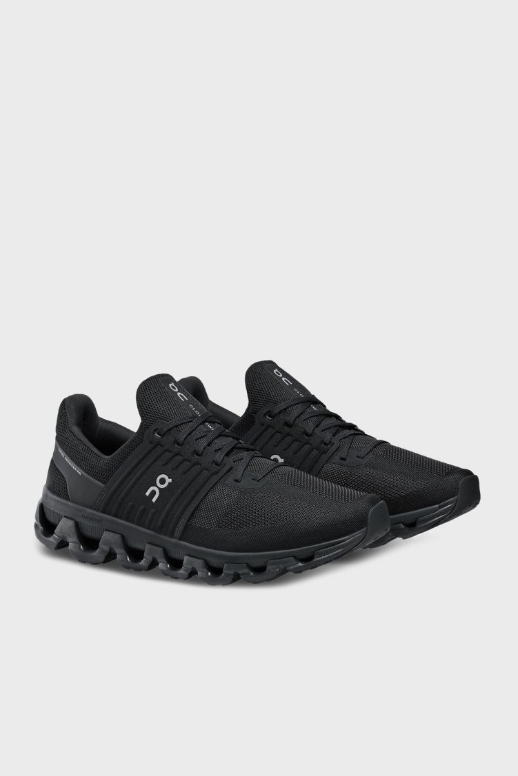 On Running Logolu File Detaylı Kalın Taban Sneaker Erkek Ayakkabı 3MD10240485 SİYAH - On (1)