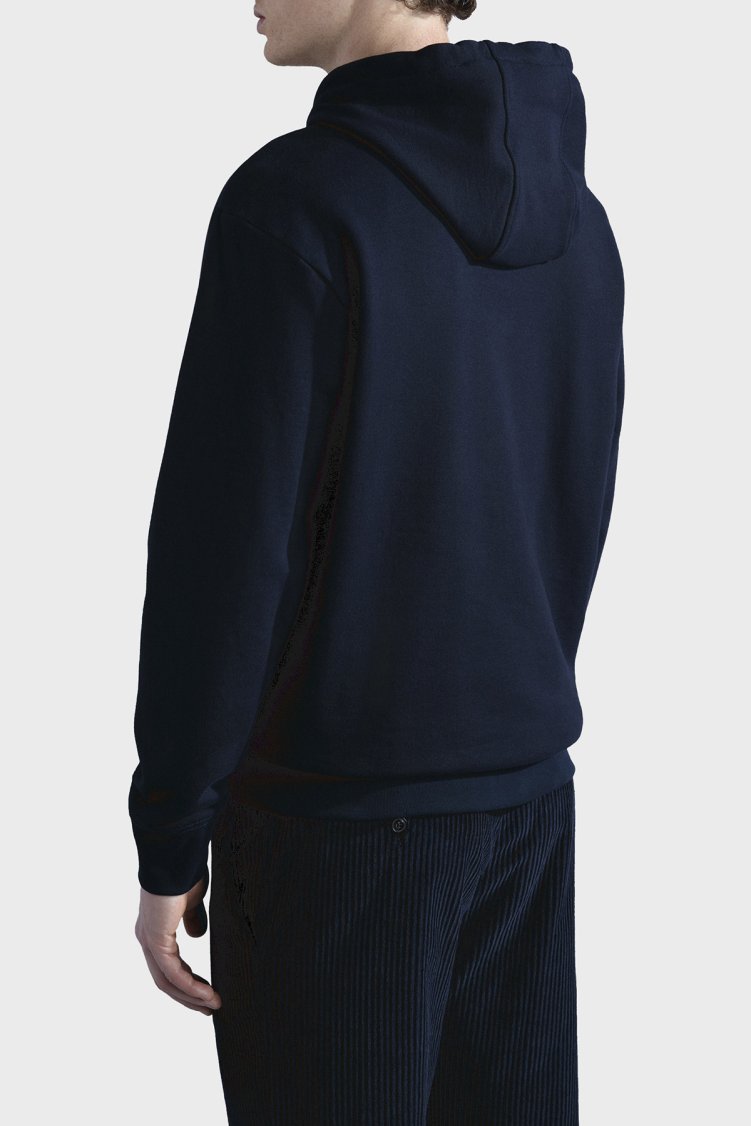 Paul & Shark Kapüşonlu % 100 Pamuk Regular Fit Erkek Sweat 13311805 013 LACİVERT - Paul & Shark (1)