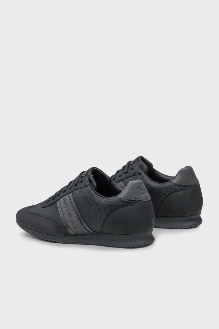 Paul & Shark Logolu Deri Sneaker Erkek Ayakkabı 12318008 011 SİYAH - Paul & Shark (1)