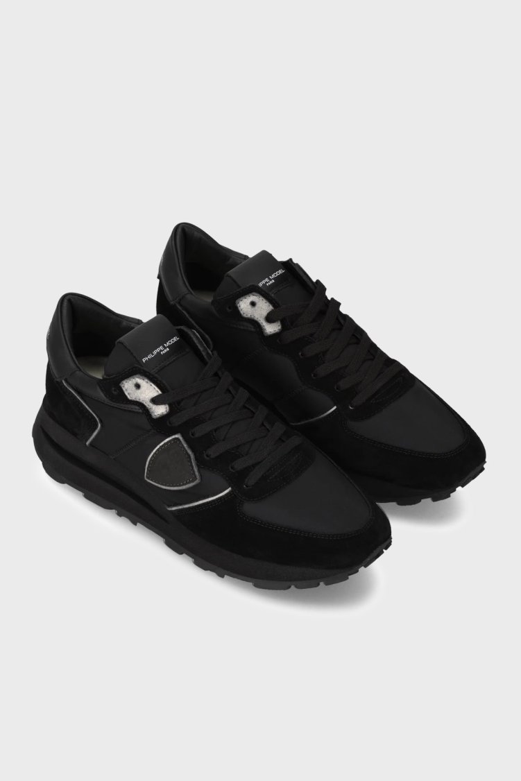 Philippe Model Süet Detaylı Sneaker Erkek Ayakkabı TKLUN001 Siyah - Philippe Model (1)
