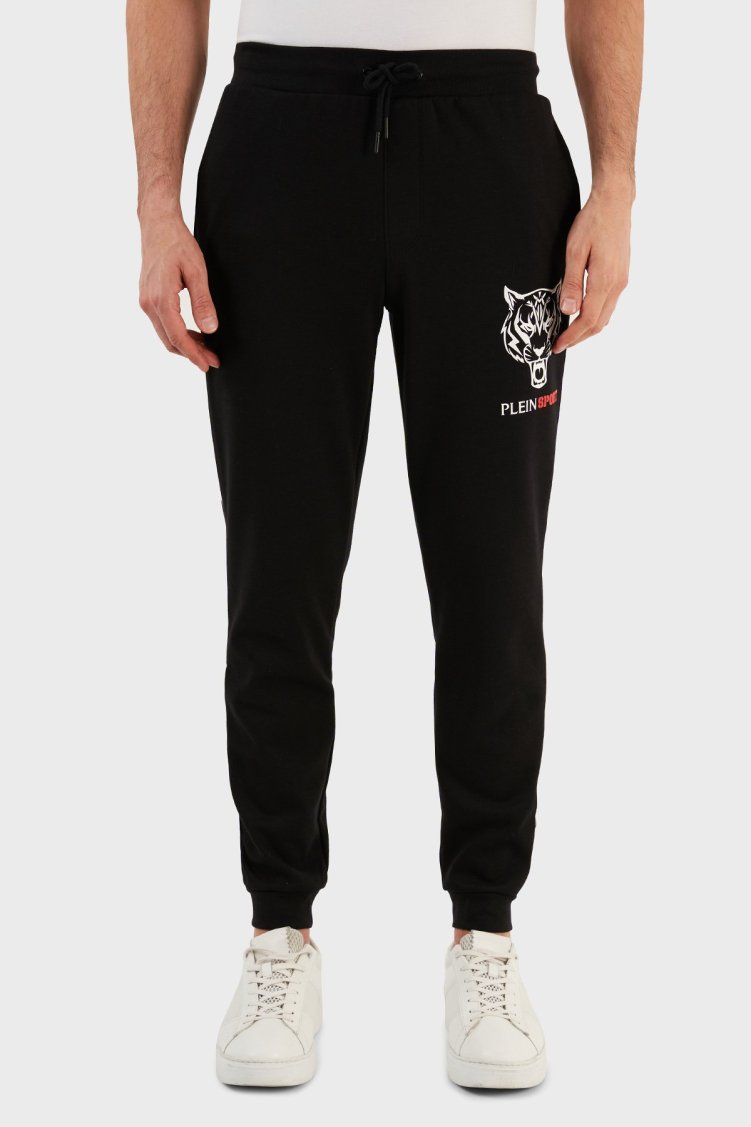 Plein Sport Pamuklu Regular Fit Jogger Spor Erkek Pantolon PFPS140398 SİYAH - Plein Sport (1)