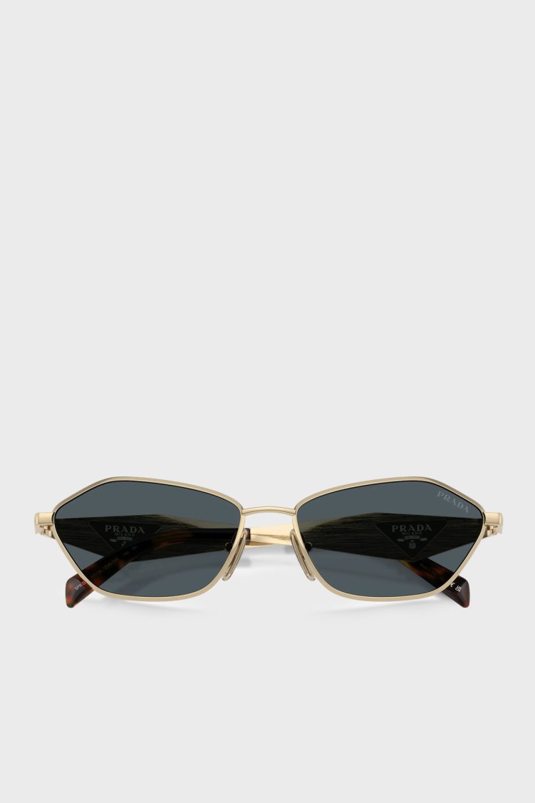 Prada Geometrik Güneş Kadın Gözlük 0PRD50S ZVN70B 57 Altın - Prada (1)