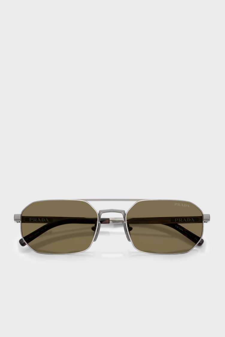 Prada Güneş Erkek Gözlük 0PR D53S 23J90F 55 Metalik gri - Prada (1)