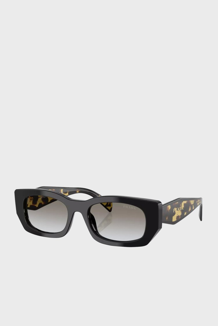 Prada Logolu Güneş Kadın Gözlük 0PR B05S 3890A7 53 Siyah - Prada
