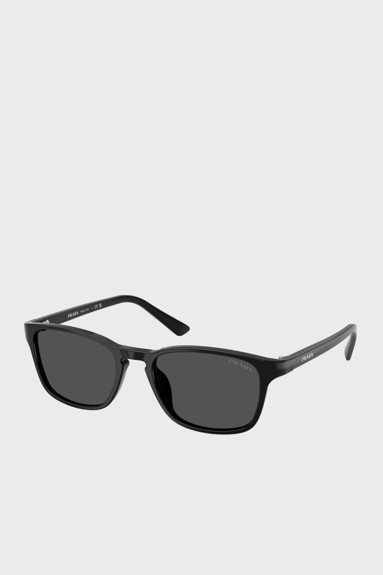 Prada Logolu Güneş Erkek Gözlük 0PR D13SU 16K08Z 52 Siyah - Prada