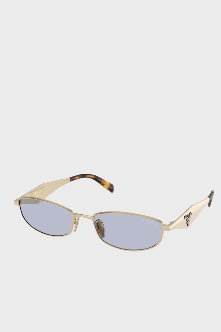 Prada Logolu Güneş Kadın Gözlük 0PRD51S ZVN30X 55 Altın - Prada