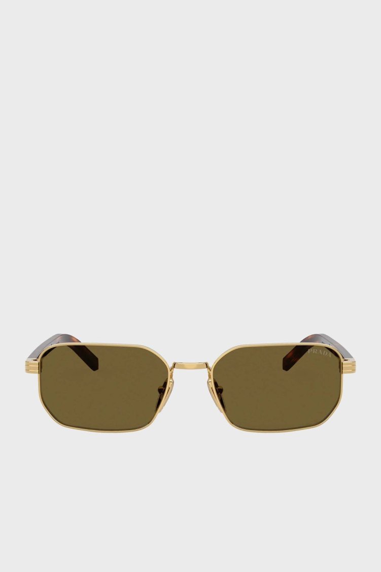Prada Logolu Güneş Kadın Gözlük 0PRD62S 5AK09Z 56 Altın - Prada (1)