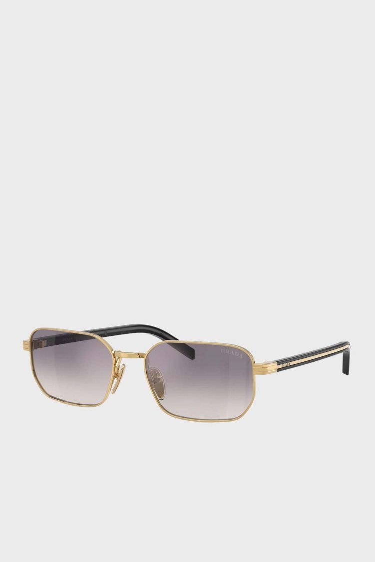 Prada Logolu Güneş Kadın Gözlük 0PRD62S 5AK60W 56 Altın - Prada